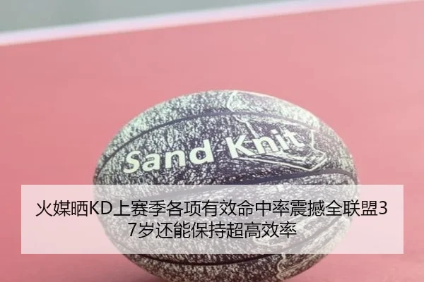 火媒晒KD上赛季各项有效命中率震撼全联盟37岁还能保持超高效率